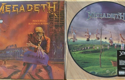 MEGADETH Peace Sells But Who's Buying LP 180g Vinyl + Youthanasia LP Ltd PicDisc - Image 1 of 3
