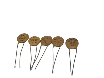 5x Condensadores Solares Vintage Tostados 150 +-5% 3 KV NOS Lote de 5 Foto 1 de 2