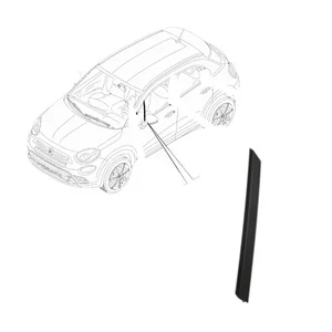 Mostrina Vetro Fisso per FIAT 500x dal 2014 Anteriore Destro DX - (51987605) - Picture 1 of 3