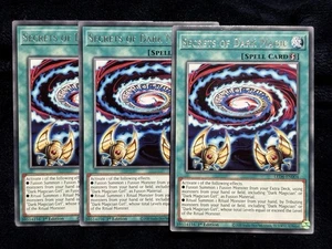 Yu-Gi-Oh! 3x Secrets of Dark Magic LED6-EN004 Rare 1st Edition Playset - Picture 1 of 1