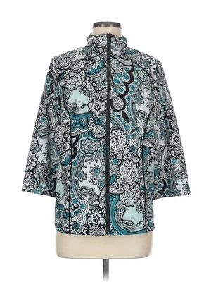 Chaqueta deportiva verde Zenergy by Chico's para mujer M Foto 1 de 4