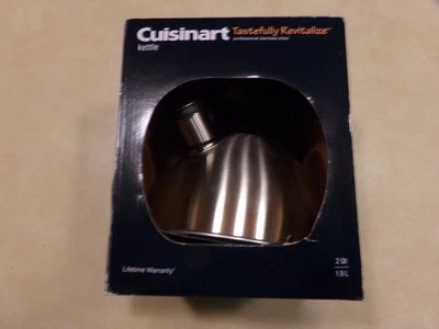 Tetera Cuisinart revitalize de 2 cuartos de galón - inoxidable/negro ~ nueva en caja Foto 1 de 2