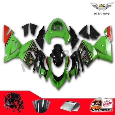 Carenado negro verde inyección NTB apto para Kawasaki Ninja 2004 2005 ZX10R h045 Foto 1 de 4