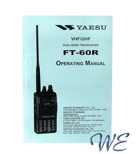 NEW Yaesu FT-60R Operating Manual Book in English size about 20.5x14.5cm - Picture 1 of 1