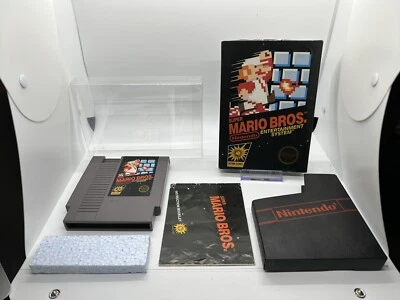 ПРОВЕРЕНО!  1985 NES SUPER MARIO BROS CIB 5-ВИНТОВАЯ ИГРА В комплекте - Изображение 1 из 4