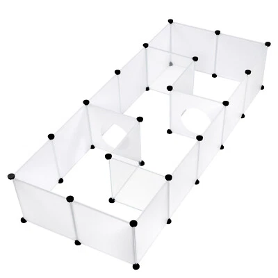 EUGAD Freilaufgehege Freigehege Welpenauslauf Kleintiergehege für Kaninchen