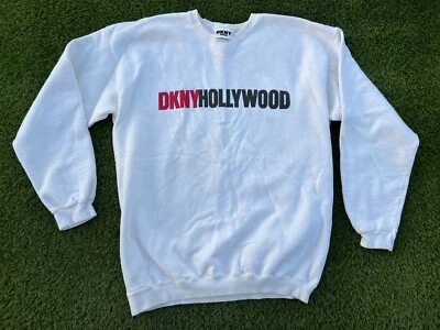 Vintage 90s DKNY Hollywood Donna Karan New York Men's Crewneck Sweatshirt - Image 1 of 4