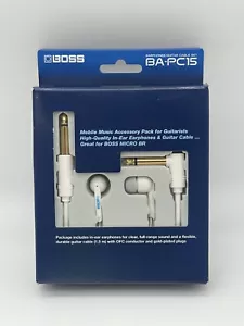 Boss BA-PC15 Accessory Pack for Micro BR Earphone and Guitar Cable Set - Picture 1 of 5