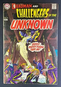 Challengers of the Unknown (1958) #74 VG (4.0) Neal Adams Cover Bernie Wrightson - Picture 1 of 2