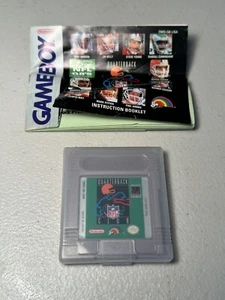Nintendo Game Boy Quarterback Club With Protective Case & Manual Tested WORKS - Picture 1 of 3