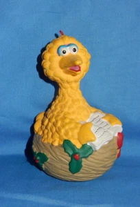 Jim Henson Plaza Sésamo Pájaro Grande en Nido Adorno de Navidad - Imagen 1 de 4