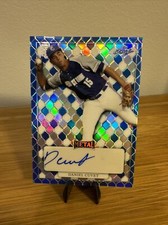 2022 LEAF METAL PERFECT GAME DANIEL  CUVET 3/25 BLUE REFRACTOR AUTO