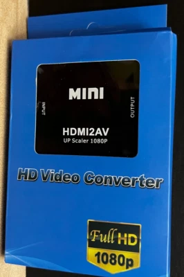 HDMI To RCA AV Adapter Converter Cable CVBS 3RCA 1080P Composite Video Audio - Image 1 of 4