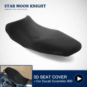 For Ducati Scrambler 800 Scrambler800 Motorcycle Nylon Fabric Saddle Seat Cover - Picture 1 of 6