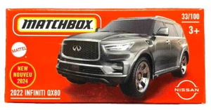 Matchbox 2022 Infiniti QX80 33/100 2024 Power Grabs 1:64 modellino auto giocattolo - Foto 1 di 6