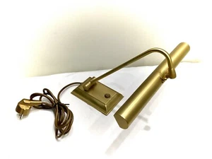 *Schmidt* Klavierlampe Schreibtischlampe Gelenkarm Lampe Messing 2,1kg 70er Top! - Bild 1 von 10