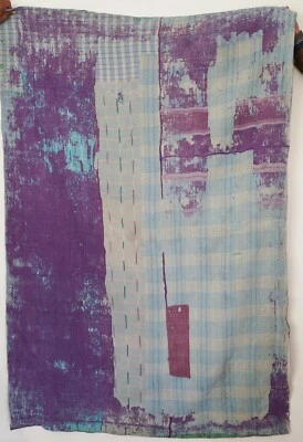 Lovely Vintage Indian Beautiful Traditional Handmade Kantha Quilts Made In India - Image 1 of 3