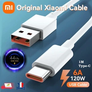 Xiaomi Câble USB Type-C Original 1M pour Recharge Rapide et Turbo 6A 120W - Zdjęcie 1 z 12