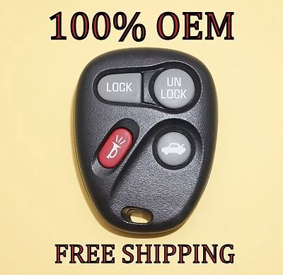OEM 2001 2002 2003 2004 2005 CHEVY MONTE CARLO KEYLESS ENTRY REMOTE FOB 10443537 - Image 1 of 2