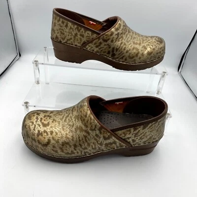 Zuecos Sanita The Original Danés Para Mujer EE. UU. 8.5-9 Metálicos Tostados Zapatos Sin Cordones Foto 1 de 4