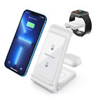 3in1 Foldable Wireless Charger Stand For Apple AirPods iWatch iPhone 14 13 XS 11