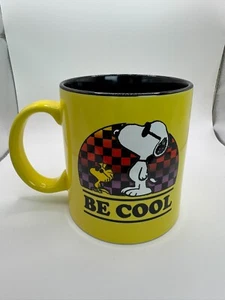 SILVER BUFFALO SNOOPY & WOODSTOCK  Large Coffee Mug BE COOL  LG 20 OZ O01 - Picture 1 of 4