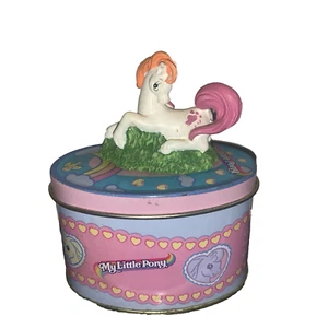 Vintage My Little Pony G2 personaggio australiano latta trinket box metallo MLP COSÌ RARO - Foto 1 di 21