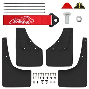 FRONT REAR MUD FLAPS MUDFLAP SPLASH GUARD KIT FOR SUZUKI JIMNY JB74 MK4 2018+ - Picture 1 of 9