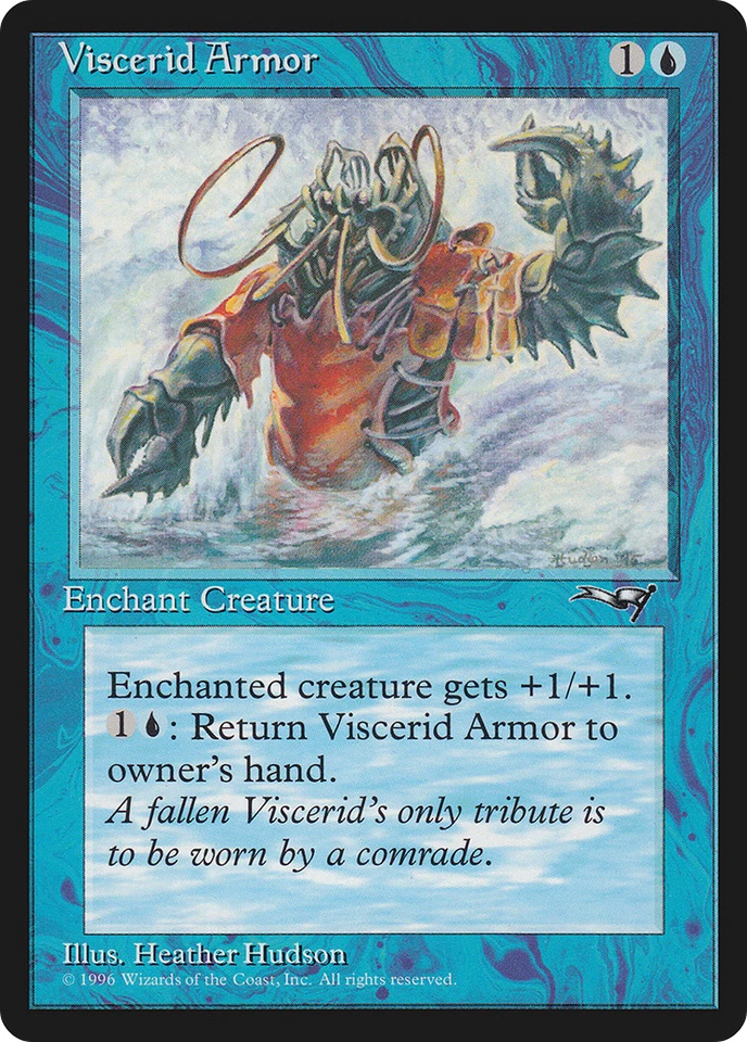 Viscerid Armor (Crashing Wave)_ (x4) _ Alliances _ EX up to NM _ MTG _ 4RCards - Image 1 of 1