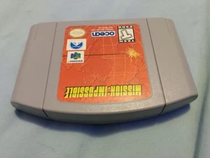 Mission Impossible Nintendo 64 N64 Game Cart Only Authentic Tested Works Saves - Picture 1 of 4