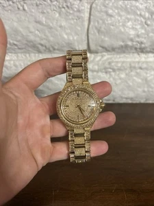 Michael Kors MK5720 Camille Gold Crystal Encrusted Stainless Steel Damenuhr - Bild 1 von 7