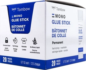 Tombow MONO Glue Stick Open Stock 20/Pkg-22g 52211 - Picture 1 of 10