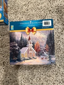 Puzzle Thomas Kinkade 1000 Teile Deer Creek Chapel - Bild 1 von 1
