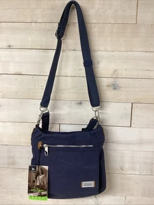Travelon 5 Point Anti-Theft Security Protection Handbag Color Indigo NWT - Picture 1 of 7
