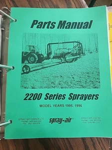 Spray-air Parts Manual 1800 Series Sprayers - Picture 1 of 1