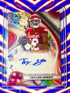 2024 Bowman U Best Taylen Green Refractor Auto #BOA-TG Arkansas Razorbacks - Bild 1 von 2