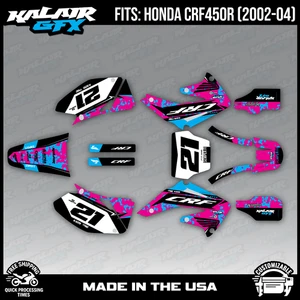 Kit Gráficos para Honda CRF450R (2002-2004) Semperfi - CM - Imagen 1 de 4