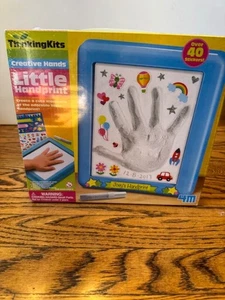 Kits de Pensamiento 4M Pequeña Huella de Mano Manos Creativas Yeso Recuerdo Artesanía Kit Nuevo - Imagen 1 de 9