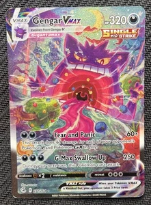 Gengar VMAX Alternate Art Secret 271/264 Pokemon Karte Swsh08: Fusion Strike - Bild 1 von 4
