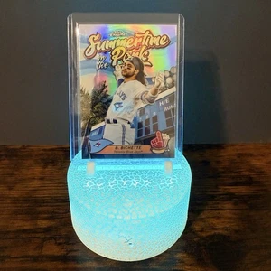 2024 Topps Chrome Summertime in the Park Bo Bichette #SITP-6 rifrattore - Foto 1 di 2