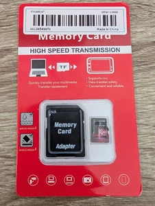 microSD Karte 128GB mit SD-Adapter Class 10 U3 - Picture 1 of 3