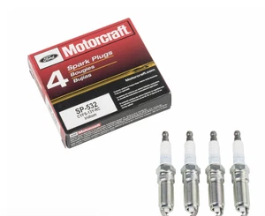 Set of 4 Genuine OEM Motorcraft SP-532 Iridium Spark Plugs - Picture 1 of 3