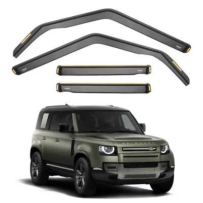 ISPEED WIND DEFELCTORS FOR LAND ROVER DEFENDER 110 & 130 MK2 2020-2025 4pc Set — 第 1/4 张图片
