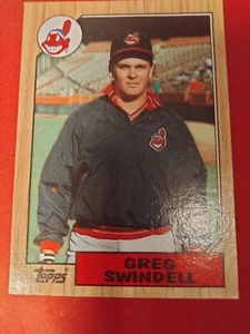 1987 Topps Greg Swindell Cleveland Indians #319 Baseballkarte - Bild 1 von 2