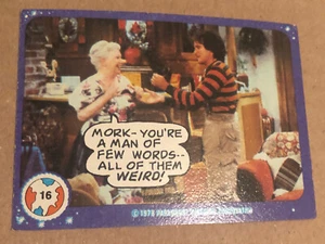 Vintage Mork And Mindy Trading Card #16 1978 Robin Williams - Picture 1 of 1