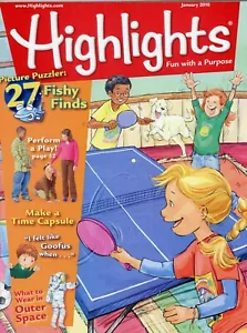 HIGHLIGHTS For Children Magazine: January, 2010. Ages 6-12. 42 Pages. - Picture 1 of 2