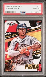 2022 Jeremy Pena Rookie RC Topps Fire 🔥 #71 PSA Houston Astros Low Pop - Bild 1 von 2