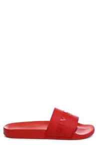 Givenchy Men's Logo Slide Sandal Red, EUR 42 US 9
