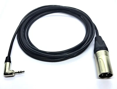 AUX-Kabel Neutrik  NTP3R Winkel-Miniklinke 3,5 mm-XLR Male NC3MXX summiert - Bild 1 von 3
