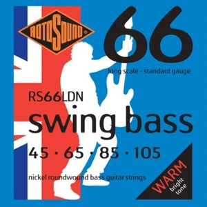 Rotosound RS66LDN Swing Bass 66 Nickel Roundwound Long Scale Bass Strings 45-105 - Picture 1 of 1